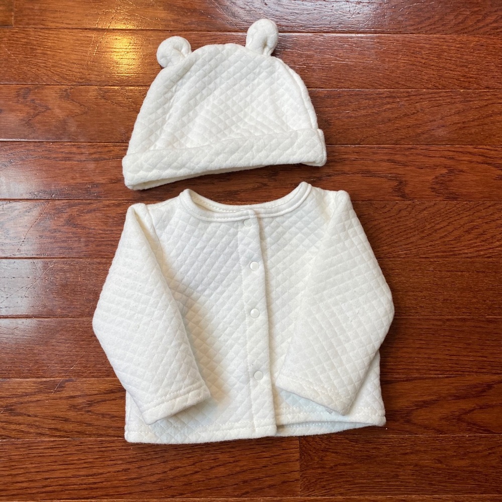 Chick pea Girls Matching Hat and Sweater